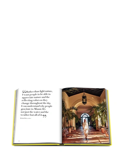 Shop Assouline Miami Beach Book In Yellow