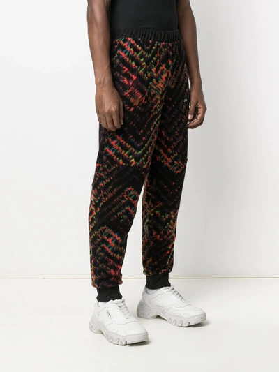 Shop The North Face Fleeski Shibori Print Track Pants In Black