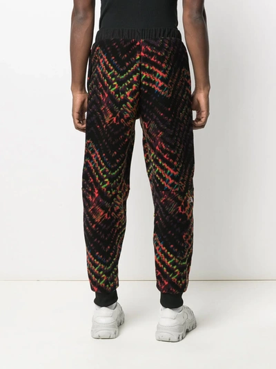 Shop The North Face Fleeski Shibori Print Track Pants In Black