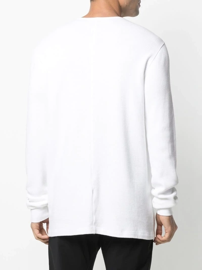 Shop Rick Owens Drkshdw Long-sleeve T-shirt In White