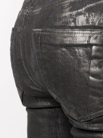 Shop Rick Owens Drkshdw High-shine Skinny-fit Jeans In Black