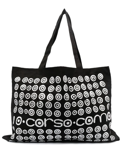 10 Corso Como Logo-print Tote Bag In Black