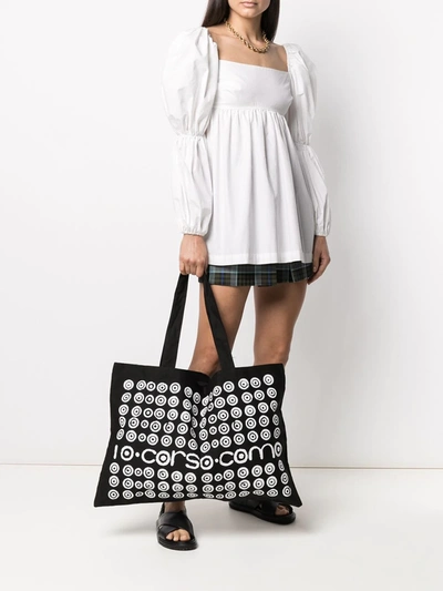 10 Corso Como Logo-print Tote Bag In Black