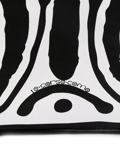 10 Corso Como Abstract Print Tote Bag In Black