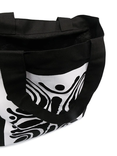10 Corso Como Abstract Print Tote Bag In Black