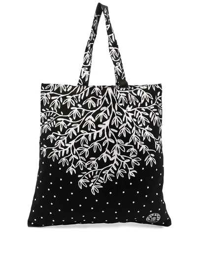 10 Corso Como Graphic Print Tote Bag In Black