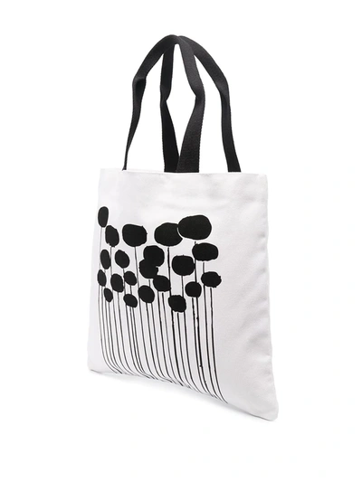 10 Corso Como Graphic Print Tote Bag In White