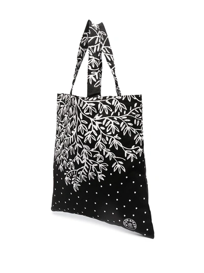 10 Corso Como Graphic Print Tote Bag In Black