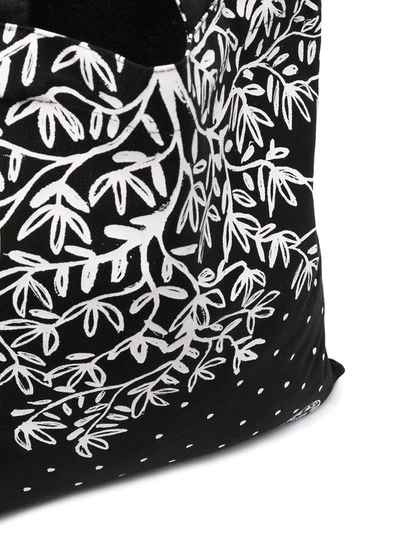 10 Corso Como Graphic Print Tote Bag In Black