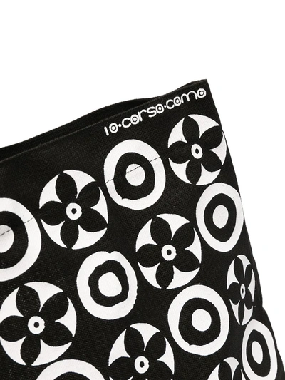 10 Corso Como Two-tone Tote Bag In Black