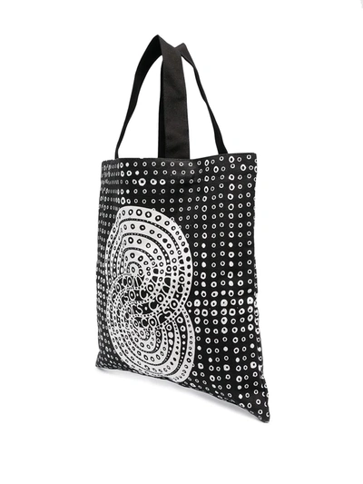 10 Corso Como Graphic Print Tote Bag In Black