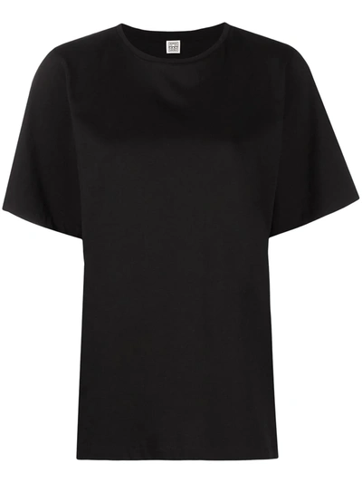 Shop Totême Relaxed-cut T-shirt In Black
