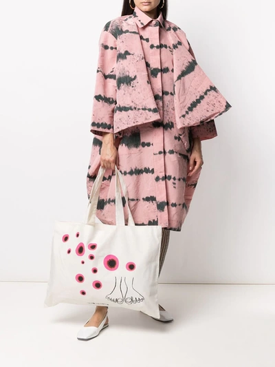 10 Corso Como Graphic-print Tote Bag In Neutrals