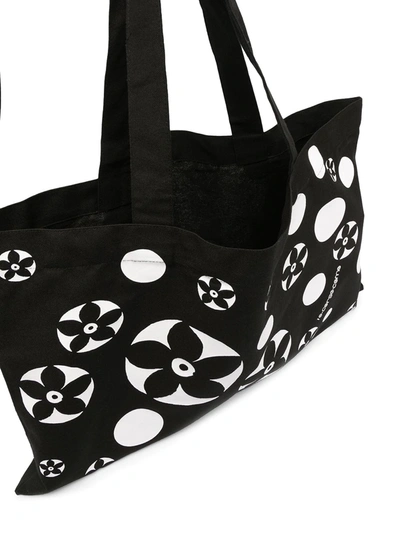 10 Corso Como Floral Print Tote Bag In Black