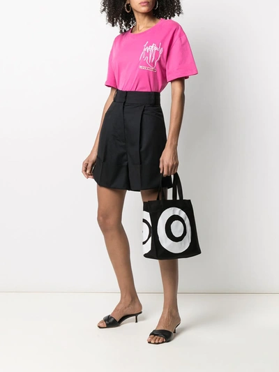 10 Corso Como Graphic Print Tote Bag In Black