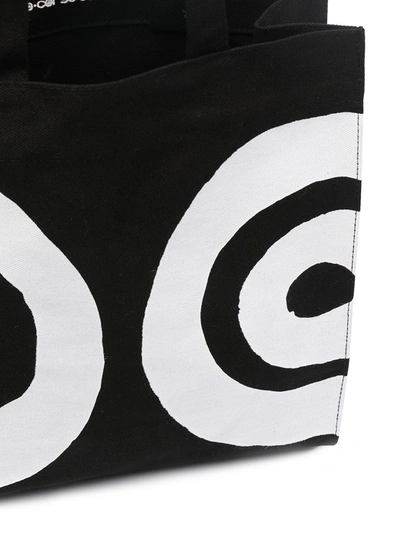 10 Corso Como Graphic Print Tote Bag In Black
