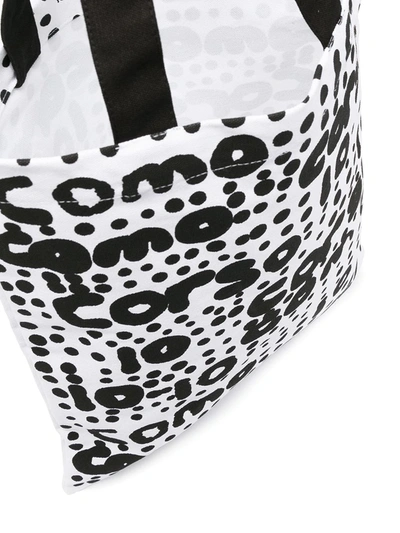 10 Corso Como Logo Printed Tote Bag In White