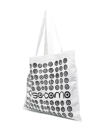 10 Corso Como Two-tone Tote Bag In White
