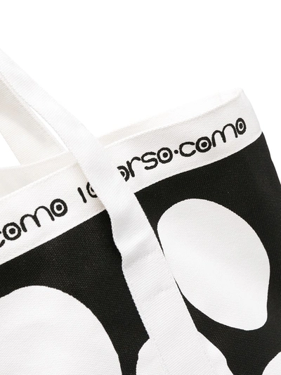 10 Corso Como Printed Tote Bag In White