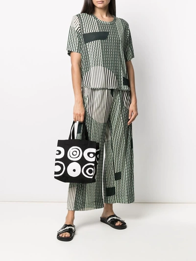 10 Corso Como Graphic Print Tote Bag In Black