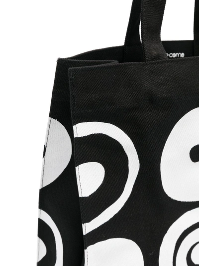 10 Corso Como Graphic Print Tote Bag In Black