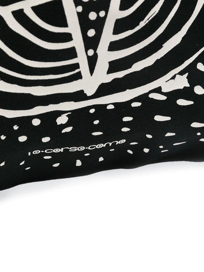 10 Corso Como Graphic Print Tote Bag In Black