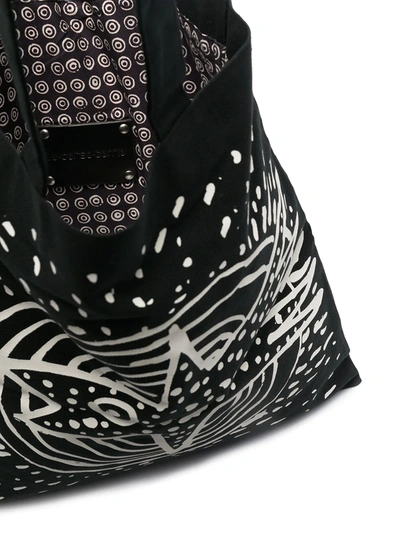 10 Corso Como Graphic Print Tote Bag In Black