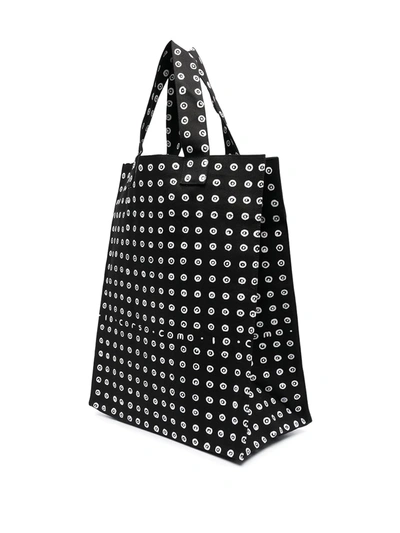 10 Corso Como Polka-dot Print Tote Bag In Black