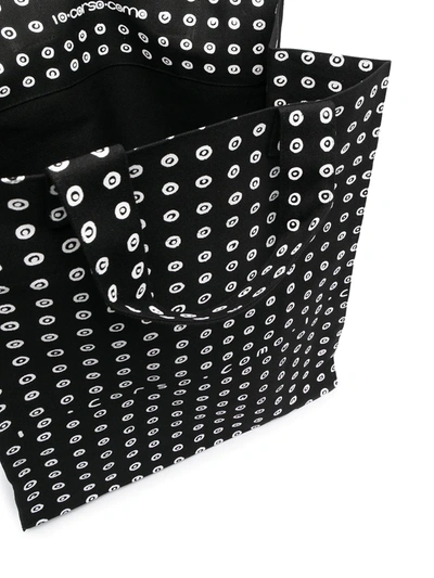 10 Corso Como Polka-dot Print Tote Bag In Black