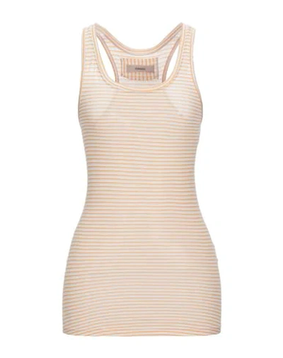 Shop Humanoid Tank Tops In Apricot