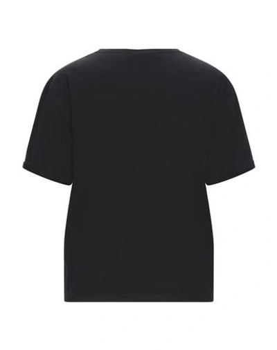 Shop Patrizia Pepe Woman T-shirt Black Size 1 Cotton