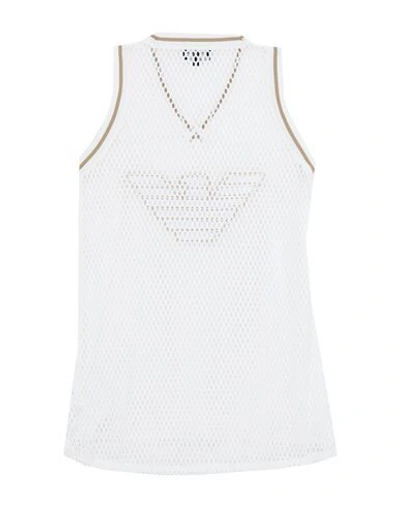 Emporio Armani Tank Tops In White