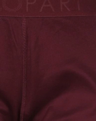 Shop Kenzo Woman Leggings Burgundy Size Xs Cotton, Elastane In Red