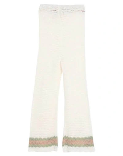 Shop Circus Hotel Woman Pants Ivory Size 6 Cotton, Viscose, Polyester In White