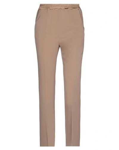 Via Masini 80 Pants In Beige