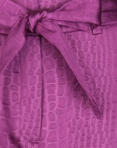 Shop Manila Grace Casual Pants In Purple