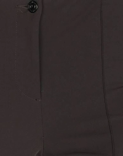 Shop Cambio Casual Pants In Dark Brown