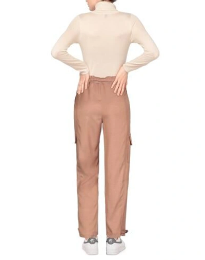 Shop Liu •jo Woman Pants Light Brown Size 10 Viscose In Beige