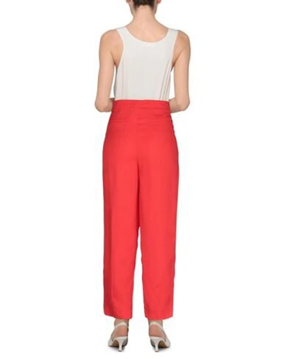 Dondup Woman Pants Red Size 6 Viscose In Red