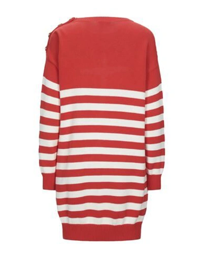 Elisabetta Franchi Short Dresses In Red