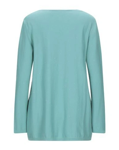 Shop Kangra Cashmere Sweaters In Turquoise