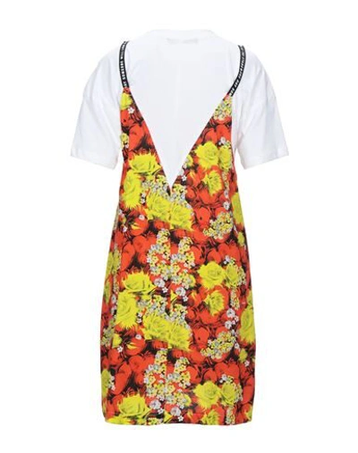 Shop Frankie Morello Woman Mini Dress Yellow Size 10 Cotton, Viscose, Elastane