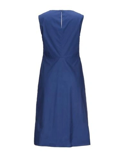 Manila Grace Knee-length Dress In Blue