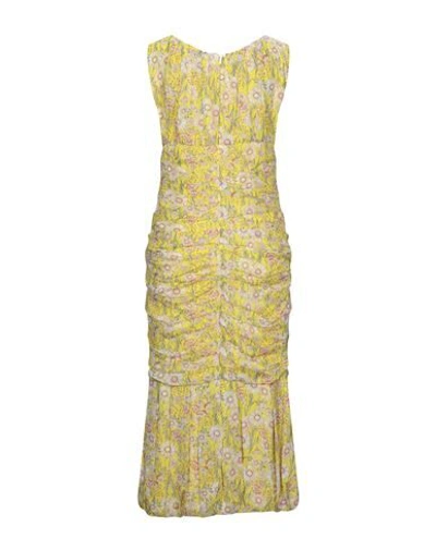 Shop Ainea 3/4 Length Dresses In Yellow