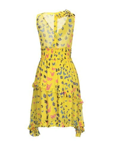 Shop Ainea Knee-length Dresses In Yellow