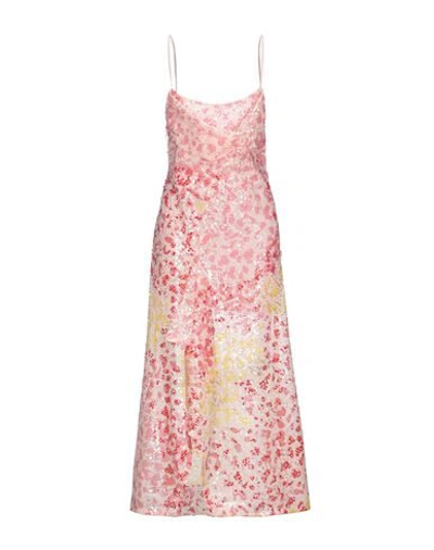 Shop Ainea 3/4 Length Dresses In Pink