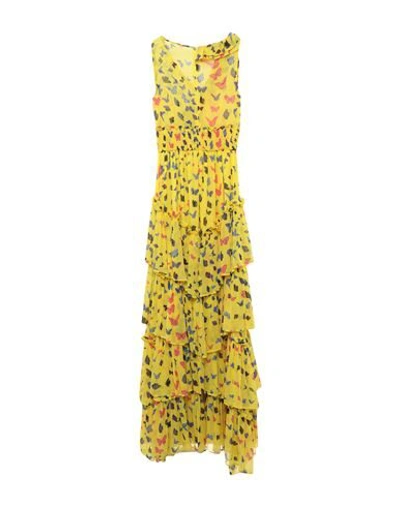 Shop Ainea Long Dresses In Yellow