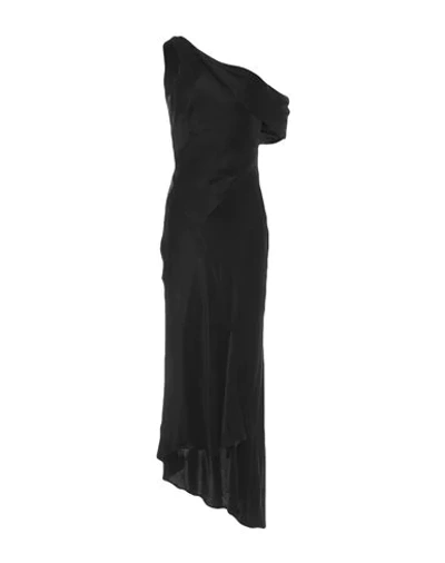 Shop Ainea Long Dresses In Black