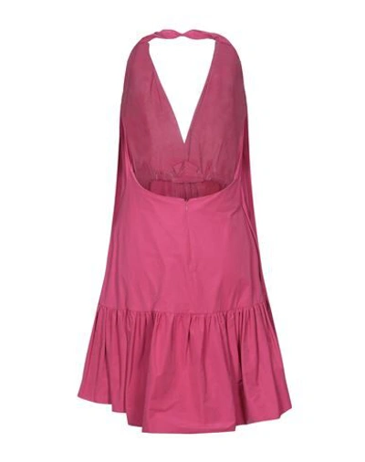 Shop Ainea Short Dresses In Fuchsia