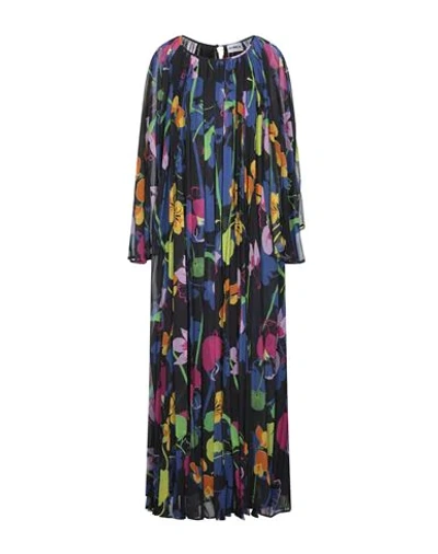 Shop Ainea Long Dresses In Dark Blue